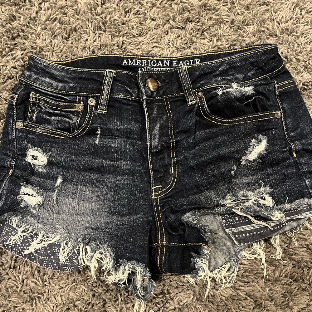 American Eagle Distressed Denim Shorts